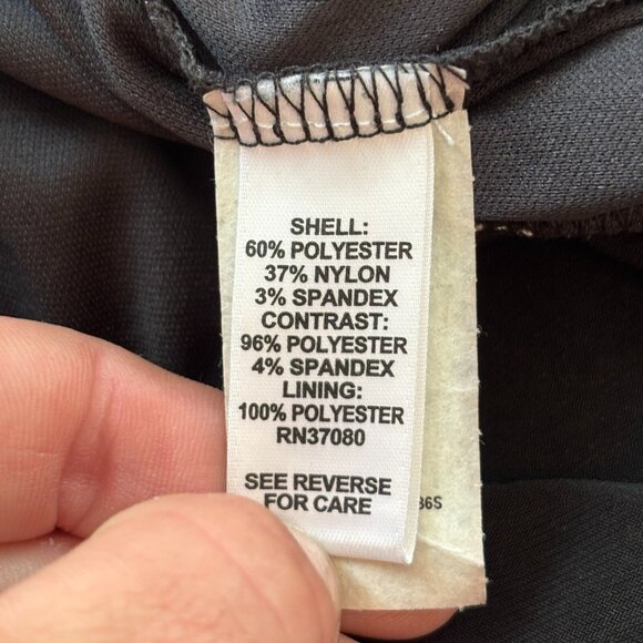 Vtg Cato Womens Top Large Gold Sequins Lace Sheer Retro Disco Rave Elegant 18117 - Picture 6 of 8